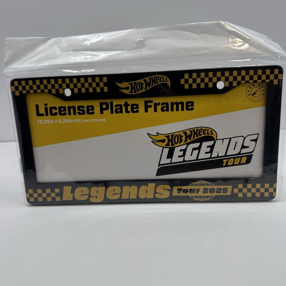 Hot Wheels Legends Tour 2025 License Plate